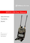 WisyCom MTK952 User manual