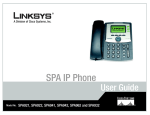 Cisco SPA922 - IP Phone With Switch User guide