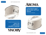 Aroma ARC-856 Instruction manual