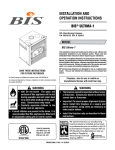 BIS ULTIMA-1 506128-23 Installation manual