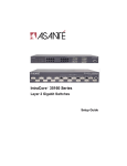 Asante IntraCore 35160 Series Setup guide