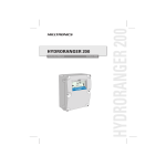 Siemens HydroRanger 200 Instruction manual