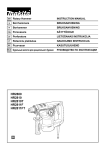 Makita HR2810T Instruction manual