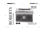 Roberts RD-20 Specifications