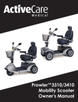 activecare medical Prowler 3410 Owner`s manual