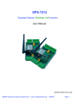 Cypress DPX-7212 User manual
