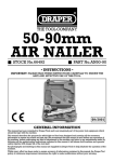 Draper AN50-90 Operating instructions