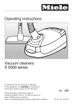 Miele SEB 234 L Operating instructions