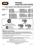 Dyna-Glo RMC-TT15P User`s manual