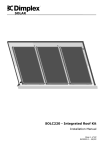 Dimplex SOLAR ST0133 Installation manual