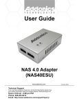 Addonics Technologies NAS40ESU User guide