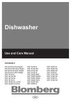 Blomberg DW 55100 SS User manual