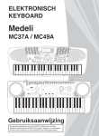 Medeli MC49A Owner`s manual