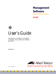 Allied Telesis AT-8316F/MT User`s guide