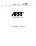 ARRI 535B Instruction manual
