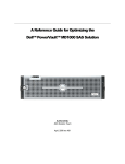 Dell PowerVault MD1000 SAS Solution User`s guide
