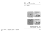 Extron electronics Architectural Series Universal Interfaces with Audio and ADSP RGB 560/Dual User`s manual