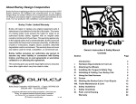 Burley Cub Owner`s manual