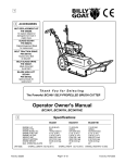 Briggs & Stratton BC2401HE Owner`s manual