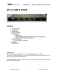 Euphonix MixView CS3000 User`s guide