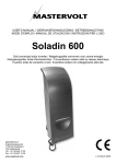 Mastervolt Soladin 600 User`s manual