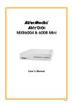 Avermedia MXR6004 User`s manual