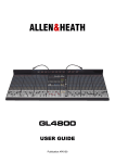 ALLEN & HEATH GL4800 User guide