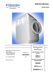 Electrolux EWM25xx Service manual