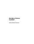 Blackberry 7250 WIRELESS HANDHELD Specifications
