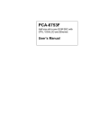 Advantech PCA-6753F User`s manual