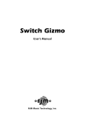 RJM Mini Amp Gizmo User`s manual