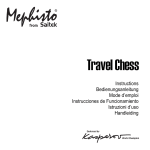 Saitek Travel Chess Specifications