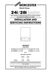 Worcester GREENSTAR 28i junior Technical data