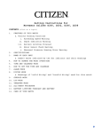 Citizen D206 Specifications