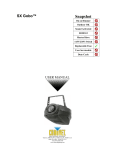 Chauvet SX Gobo User manual
