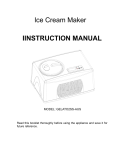 Baumatic GELATO1SS Instruction manual