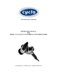 CYCLO 5 Instruction manual