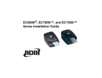 RDM EC9003f Installation guide