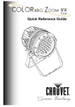 Chauvet COLORado Zoom TOUR User manual