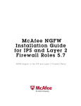 McAfee FIREWALL 2.1-GETTING STARTED Installation guide