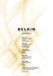 Belkin 4x4 USB Peripheral Switch User manual