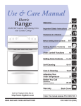 Electrolux Floor-mounted stoves Operating instructions