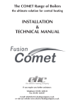 Electric Heating Company Fusion Comet Specifications