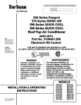 Dometic 57915.421 Operating instructions