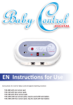 Baby Control Digital BC-230 Specifications