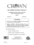Crown CSHB60-90XE Service manual