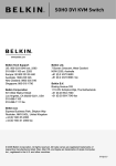 Belkin F1DD102U, F1DD104U User manual