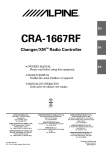 Alpine CRA-1667RF Owner`s manual