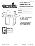 Char-Broil 463262812 Product guide