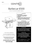 Centro Barbecue 6500 Safe use Operating instructions